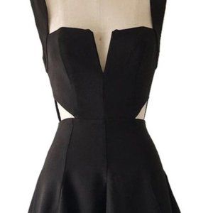 NBD Black Cutout Dress, size Small